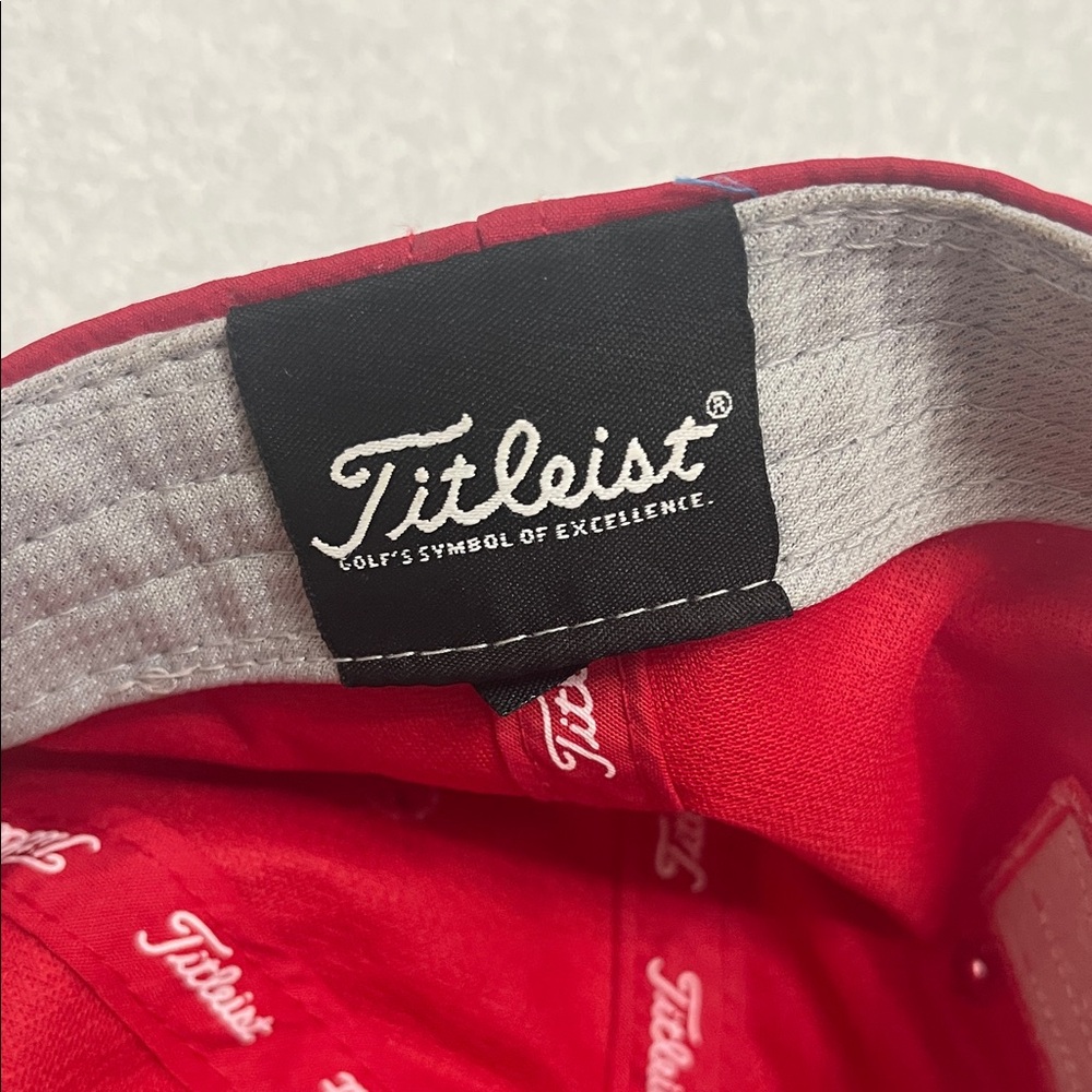 Titleist Pro V1 FJ Golf Performance Adjustable Strapback Embroidered Golf Cap - Picture 5 of 8